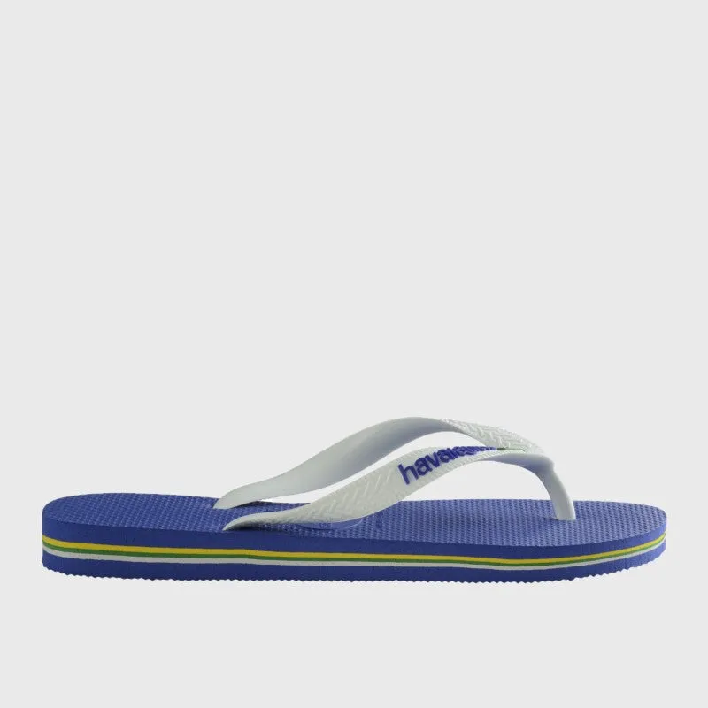 Havaianas Unisex Brazil Logo Thongs Blue/Multi _ 157488 _ Blue