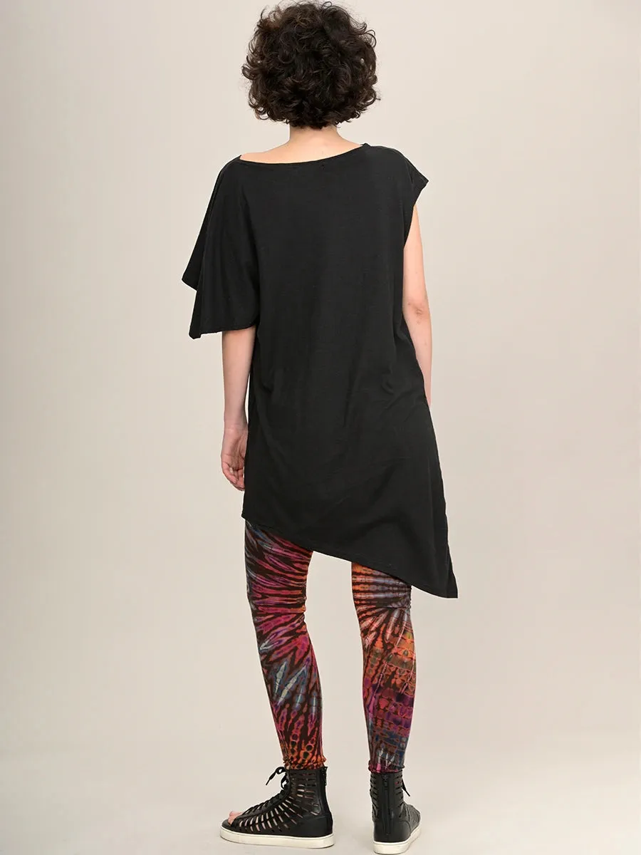 Hemp Organic Cotton Asymmetric T-Shirt - Long