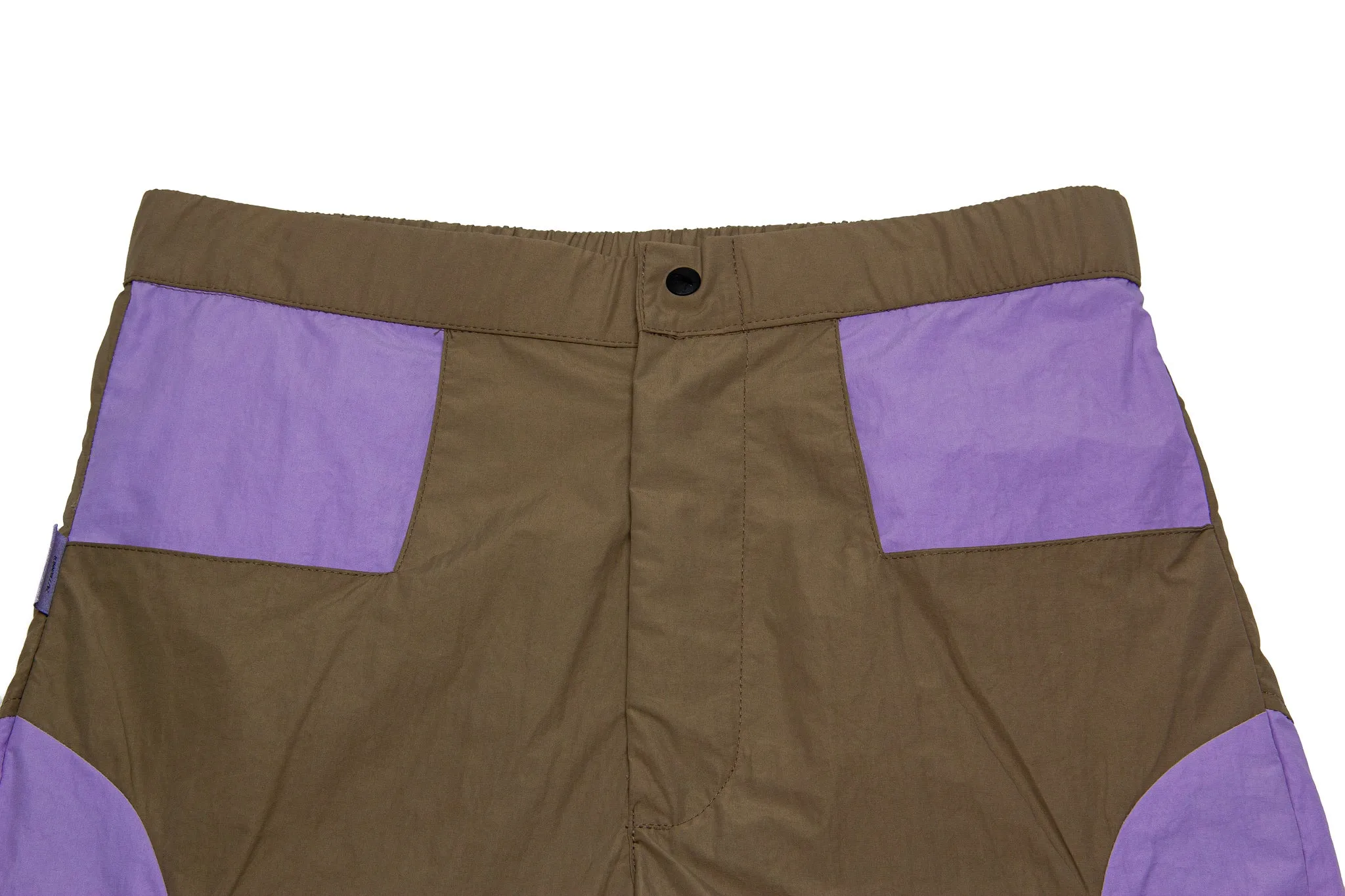 Hermanos Koumori Bicolor Shorts "Dark Brown & Lilac Heaven"