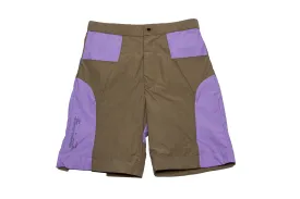 Hermanos Koumori Bicolor Shorts "Dark Brown & Lilac Heaven"