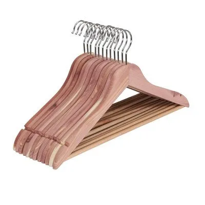 Household Essentials Slim Cedar Hangers 12 pk