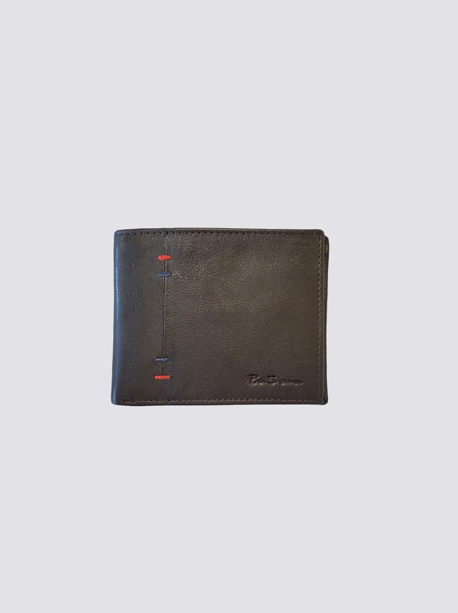 Irvine Bill Fold Leather Wallet - Brown