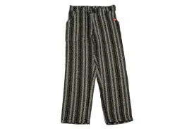 Jungles Jungles Boucle Minimal Work Wear Pants "Black Stripe"