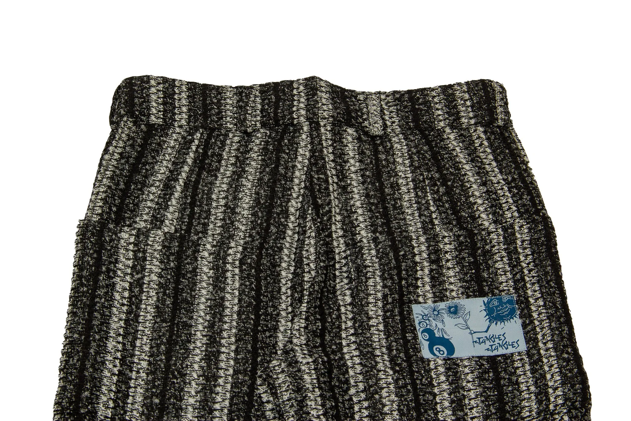 Jungles Jungles Boucle Minimal Work Wear Pants "Black Stripe"