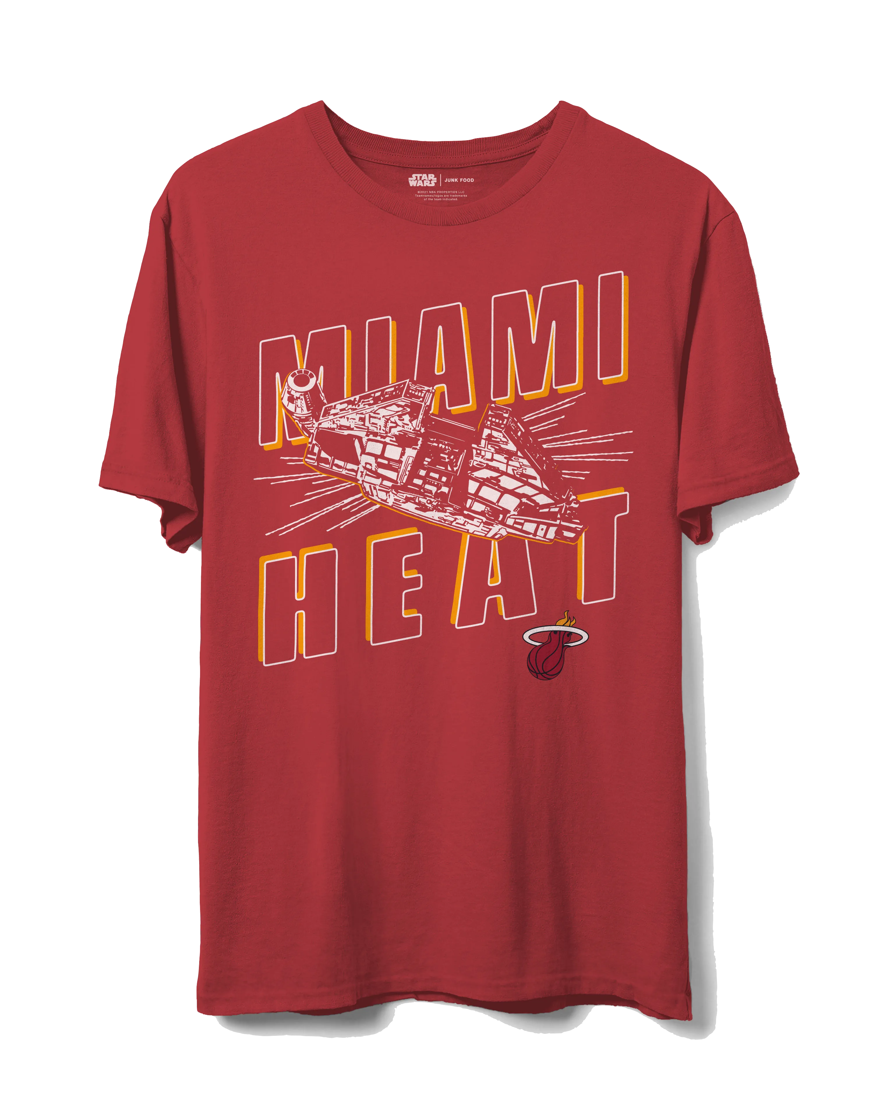 Junk Food Miami HEAT Star Wars Falcon Tee