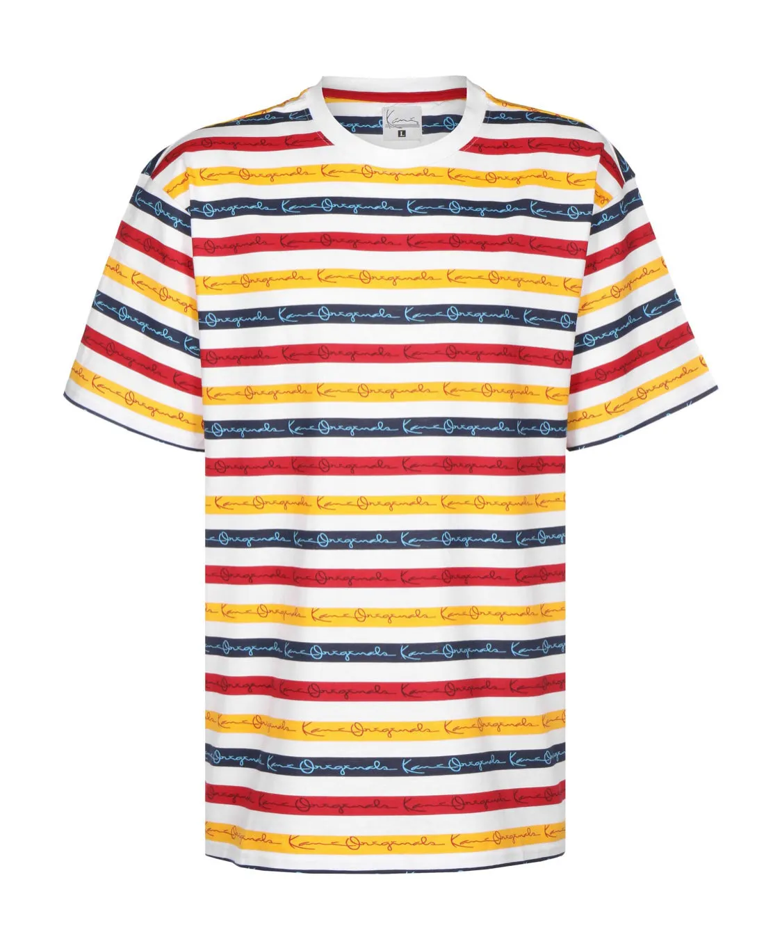 Karl Kani Originals Stripes T-Shirt white multi