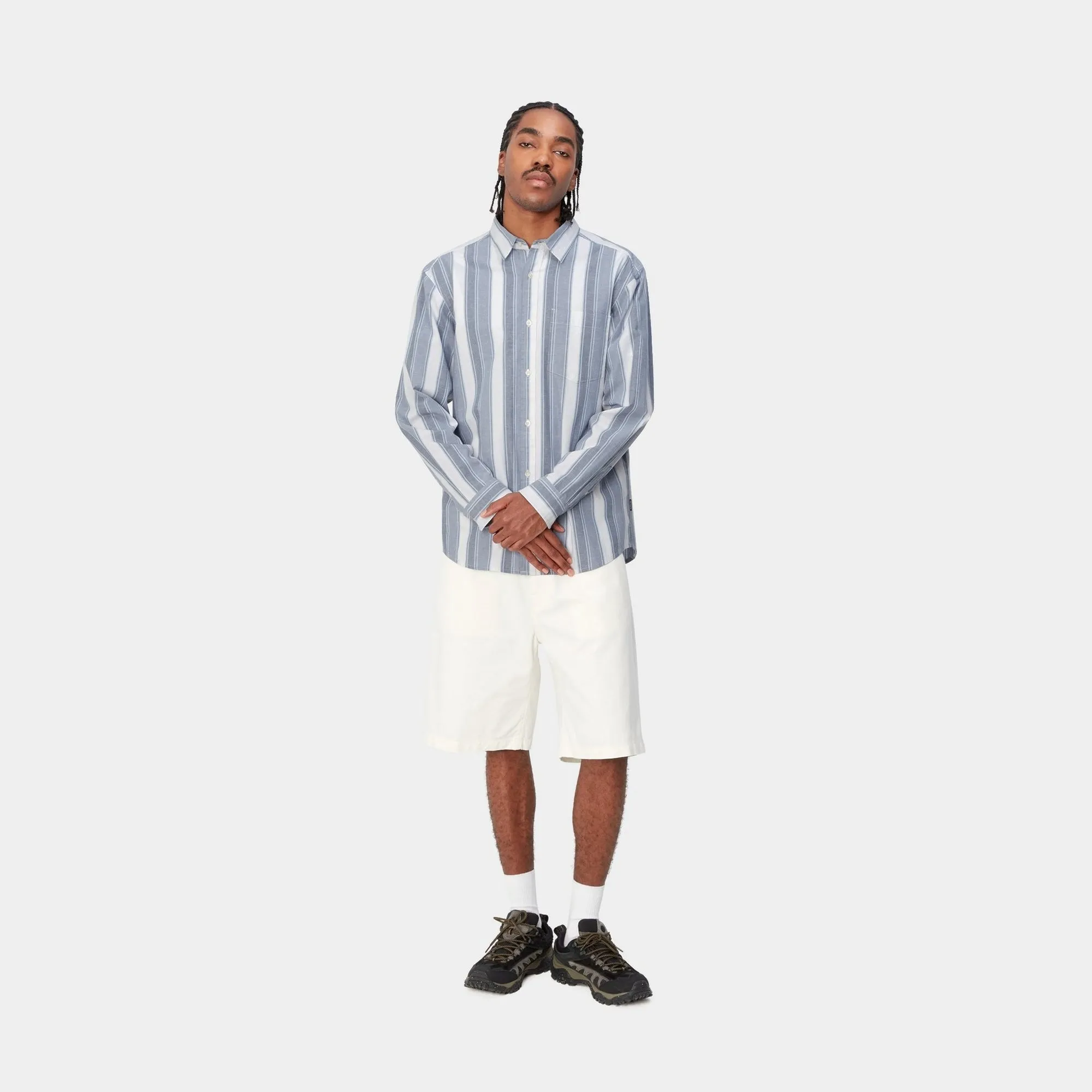 Kendricks Stripe Shirt | Hudson Blue / Bay Blue