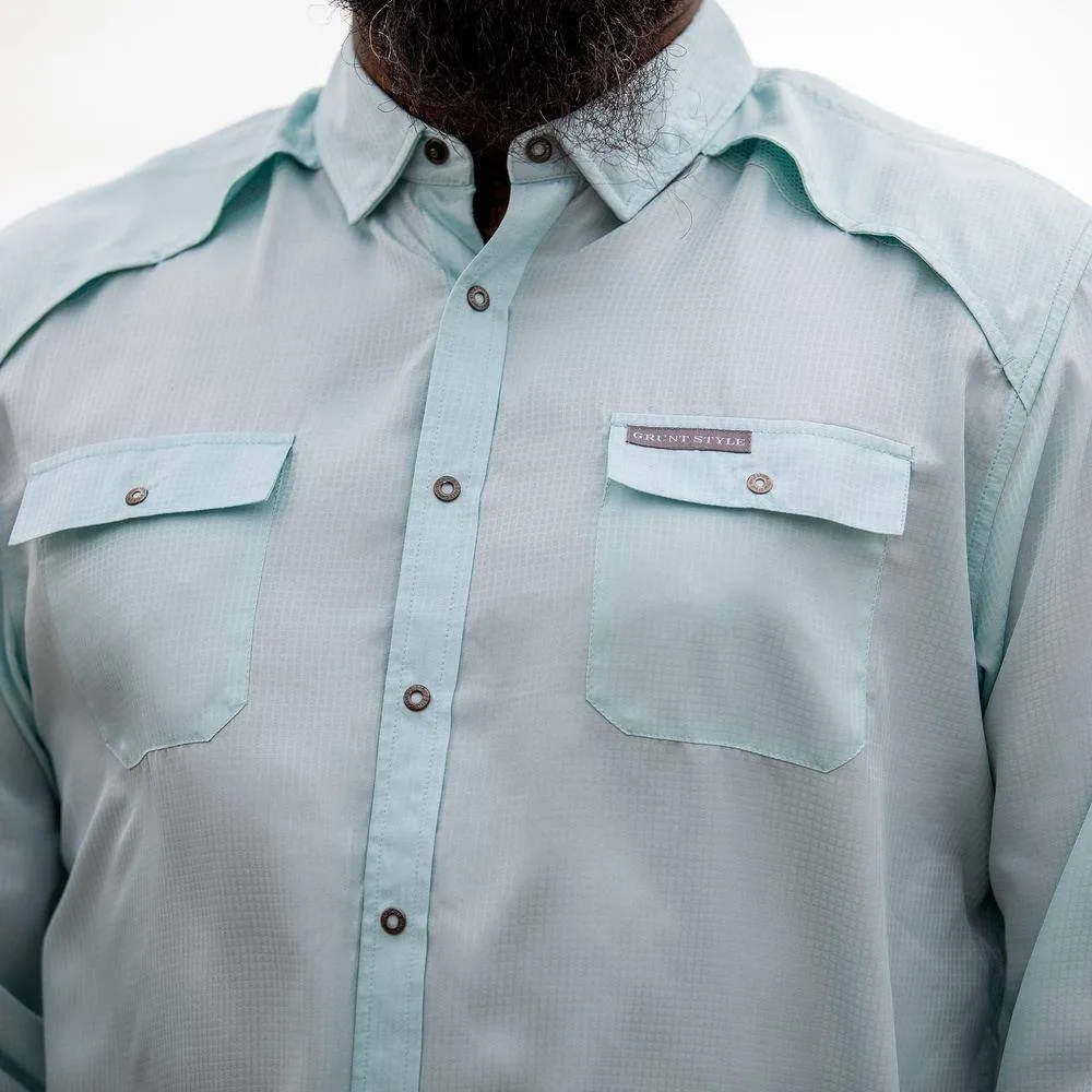 Long Sleeve Fishing Shirt - Seafoam