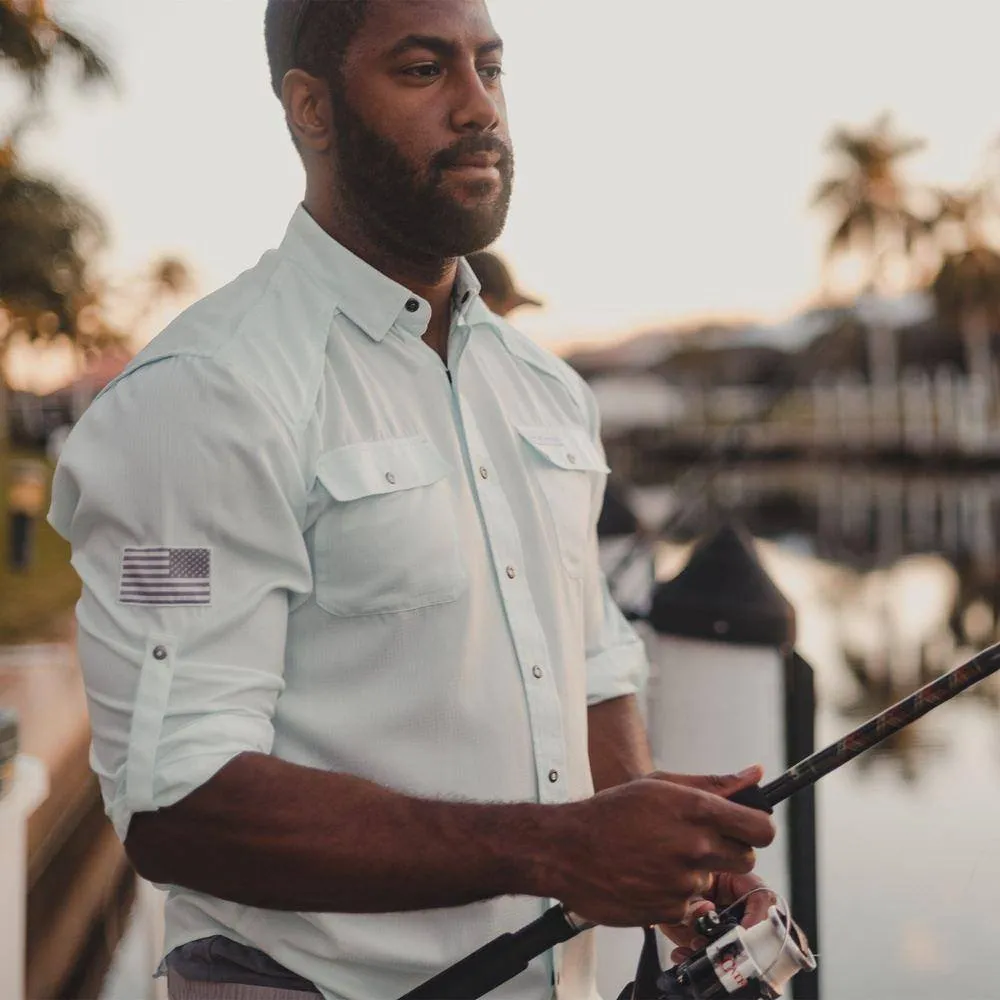 Long Sleeve Fishing Shirt - Seafoam