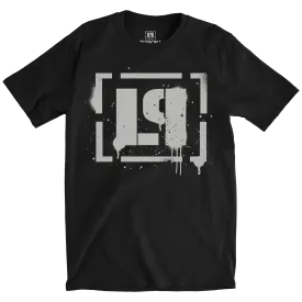 LP Bracket Spray Logo Black Tee