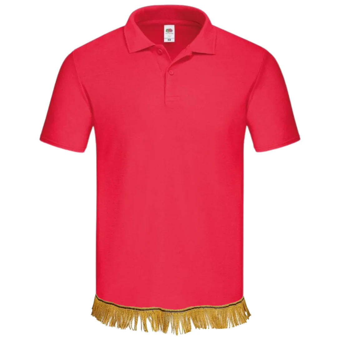 Men's Plain Fringed Polo (8 Colours)