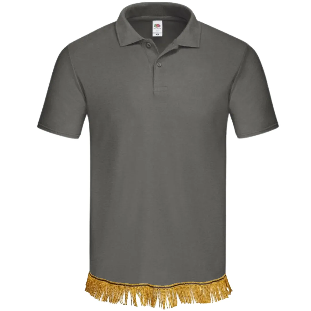 Men's Plain Fringed Polo (8 Colours)