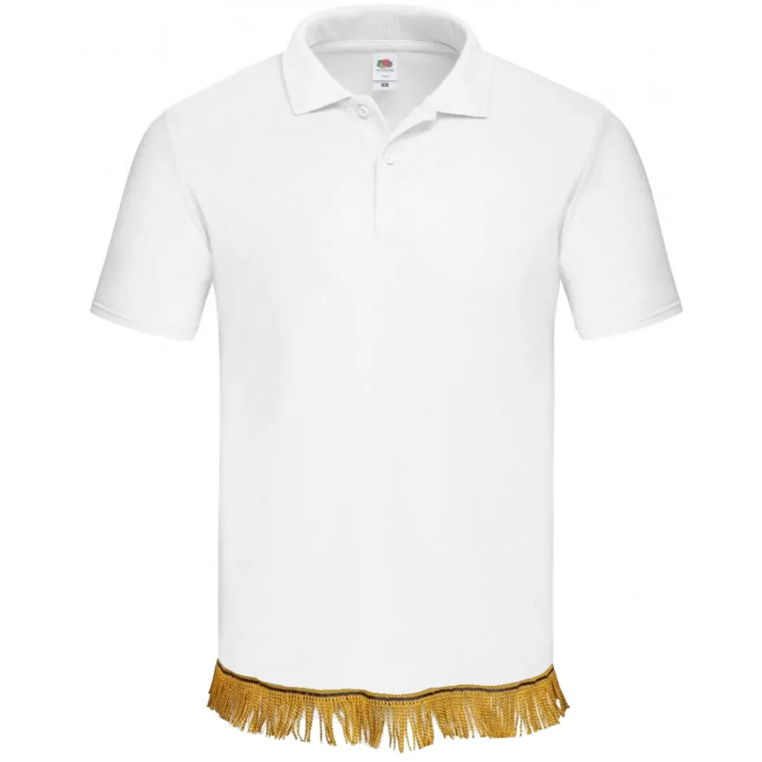 Men's Plain Fringed Polo (8 Colours)