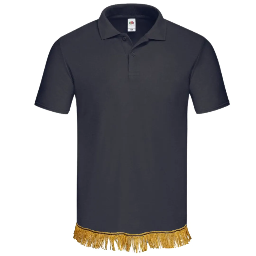 Men's Plain Fringed Polo (8 Colours)