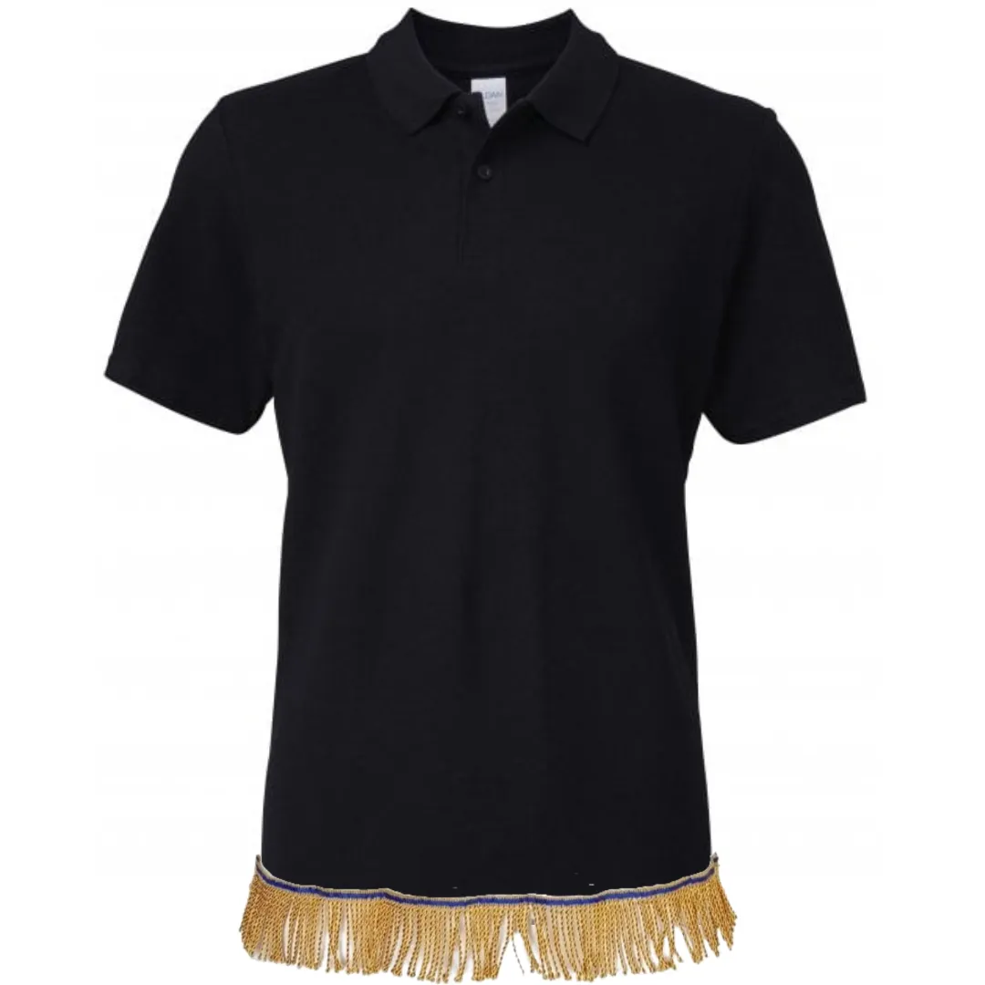 Men's Plain Fringed Polo (8 Colours)