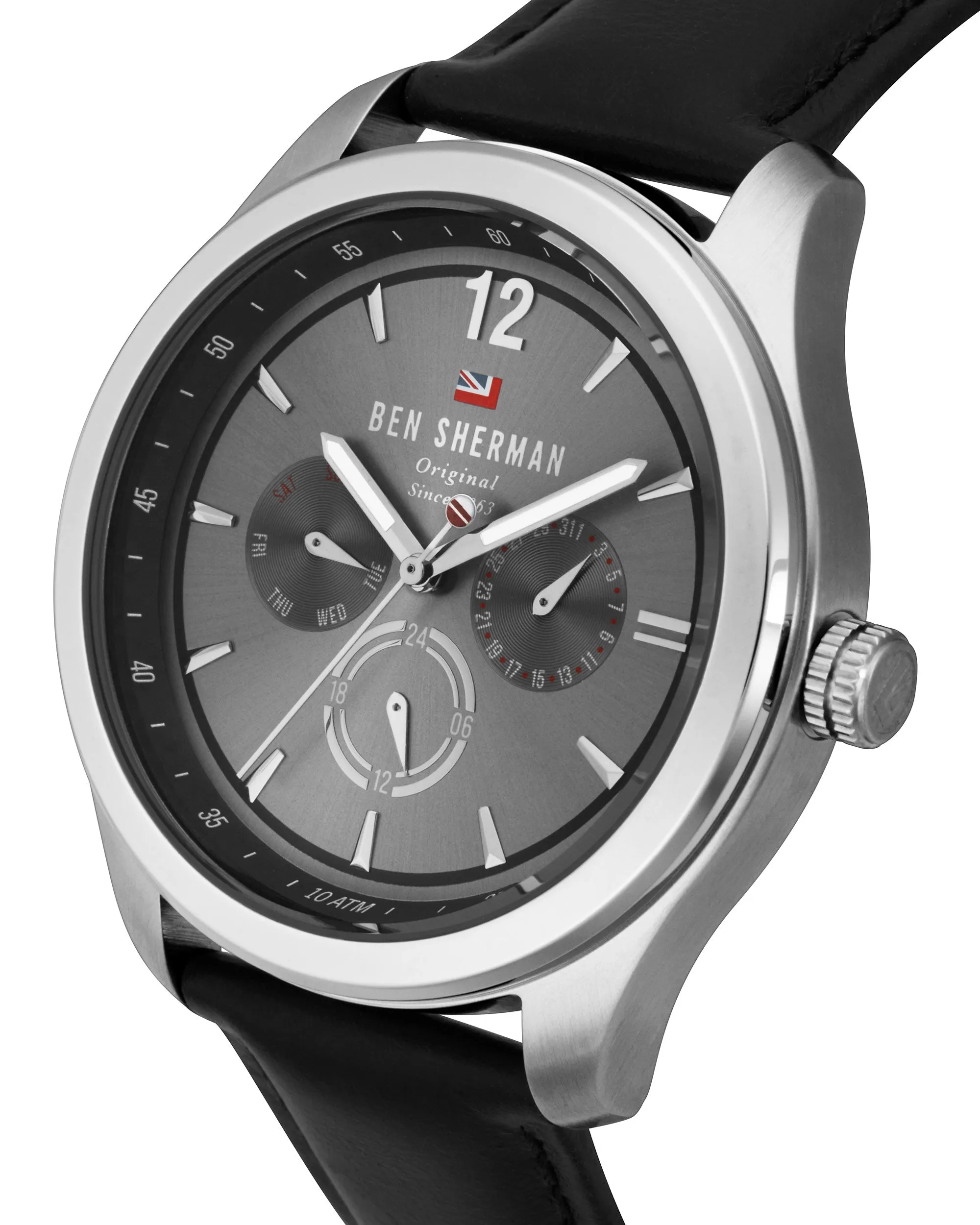 Men's Sugarman Multifunction Watch - Black/Grey/Silver