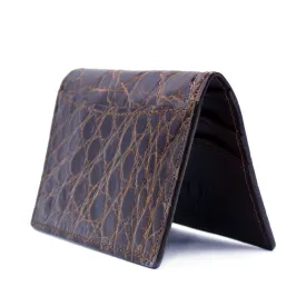 O-81-500-CGN CROCODILE Card Case, Cognac