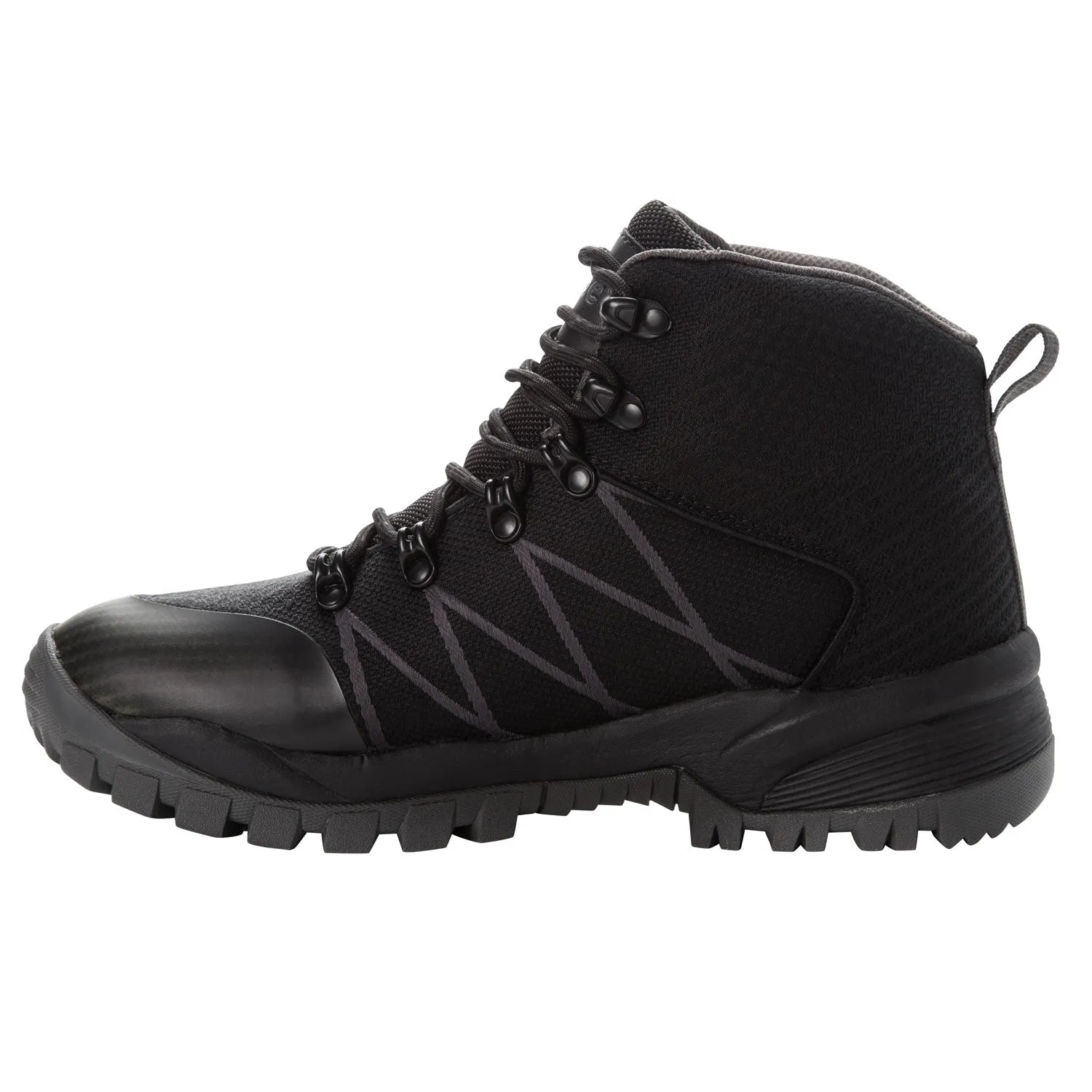 Propet's Men Work Boots- Traverse MBA042K- Black/Dk Grey