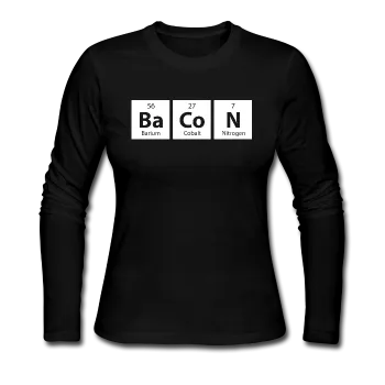 "BaCoN" - Women's Long Sleeve T-Shirt