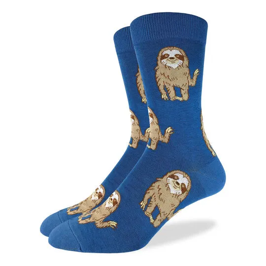 "Hello Sloth" Crew Socks by Good Luck Sock