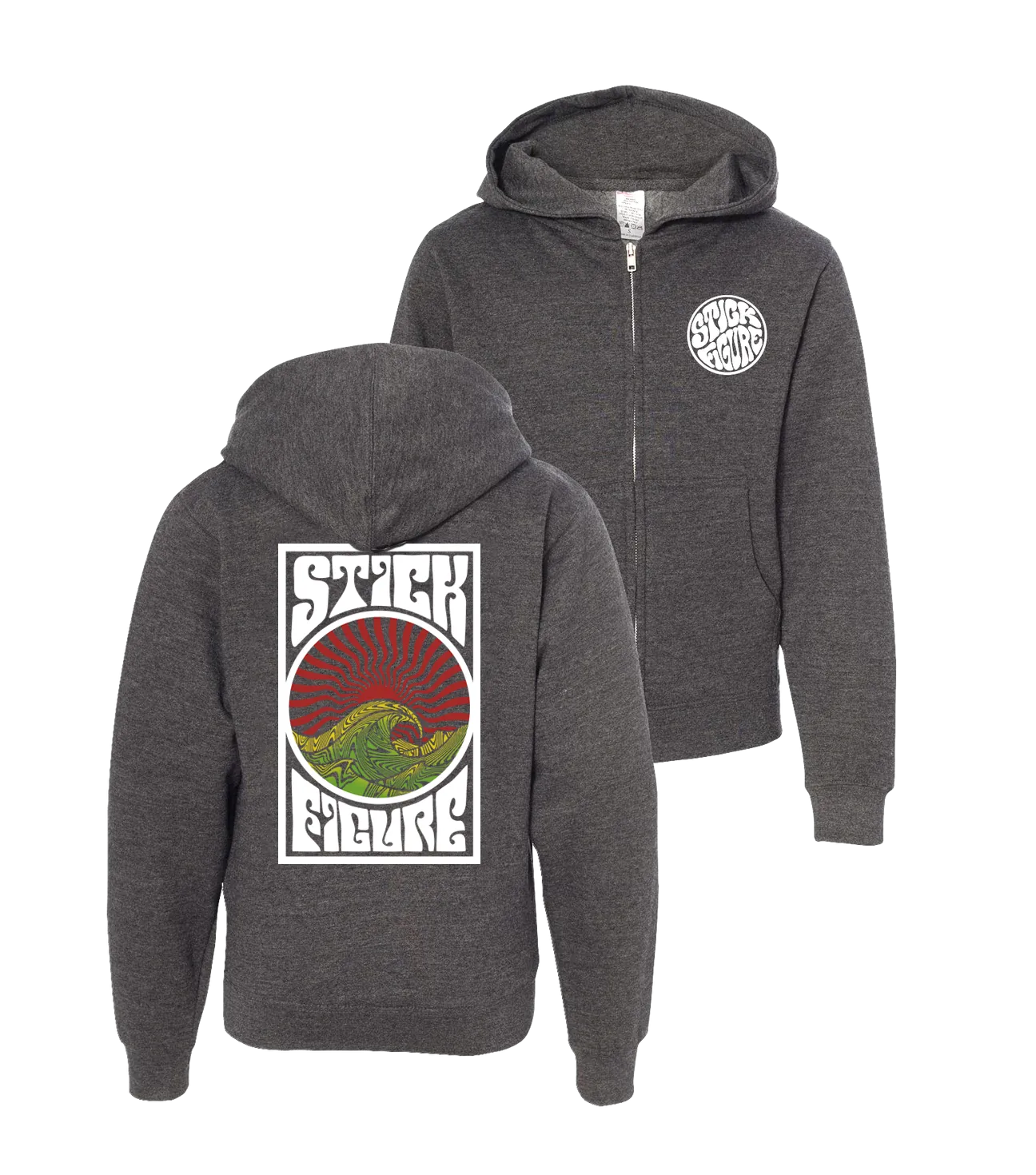 Rasta Sunrise Zip Hoodie