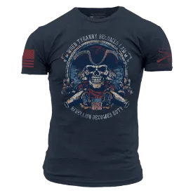 Rebellion Becomes Duty T-Shirt - Midnight Navy