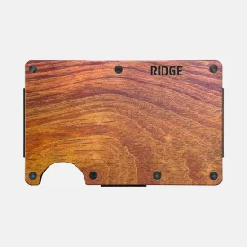 Ridge Wallet - Mopane Wood