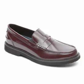 Rockport Men BEDFORD PENNY BURGUNDY BOX