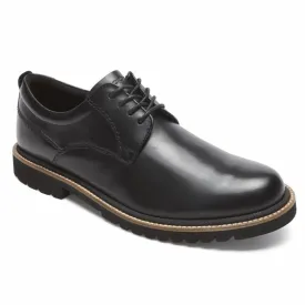 Rockport Men MARSHALL PT OXFORD BLACK/LEATHER