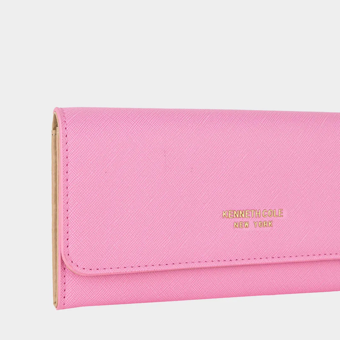 Rose Monedero Con Bolsillo Para Mujer