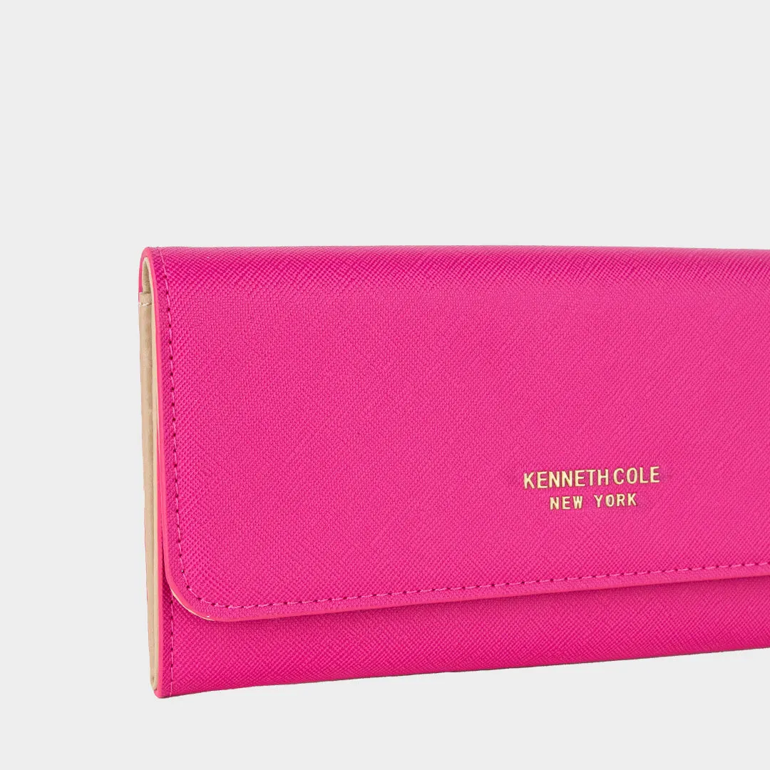 Rose Monedero Con Bolsillo Para Mujer