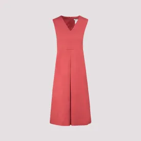 'S Max Mara Sleeveless Belted Dress