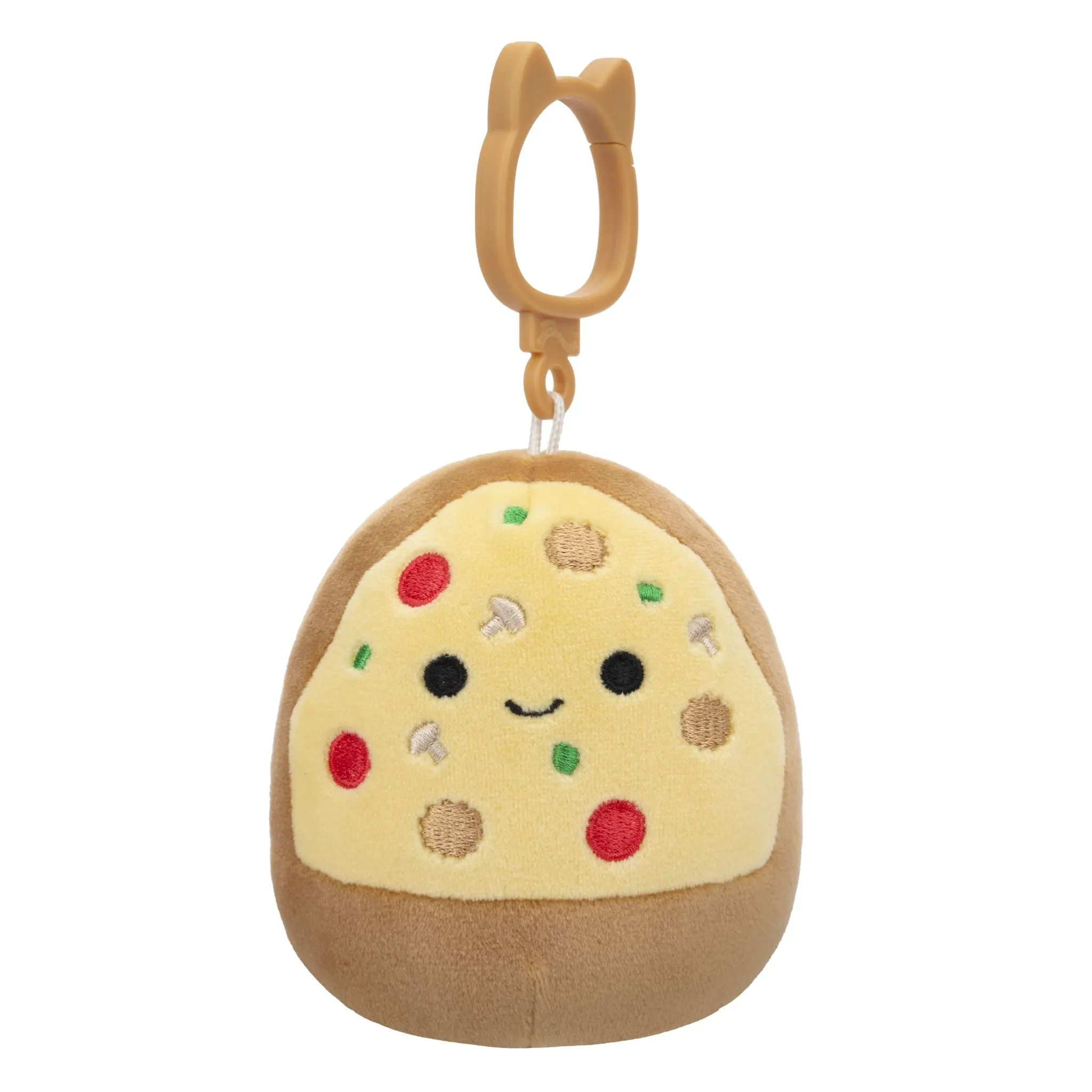 Squishmallows 3.5 Inch Plush Clip-On S20 Chea Supreme Pizza Slice