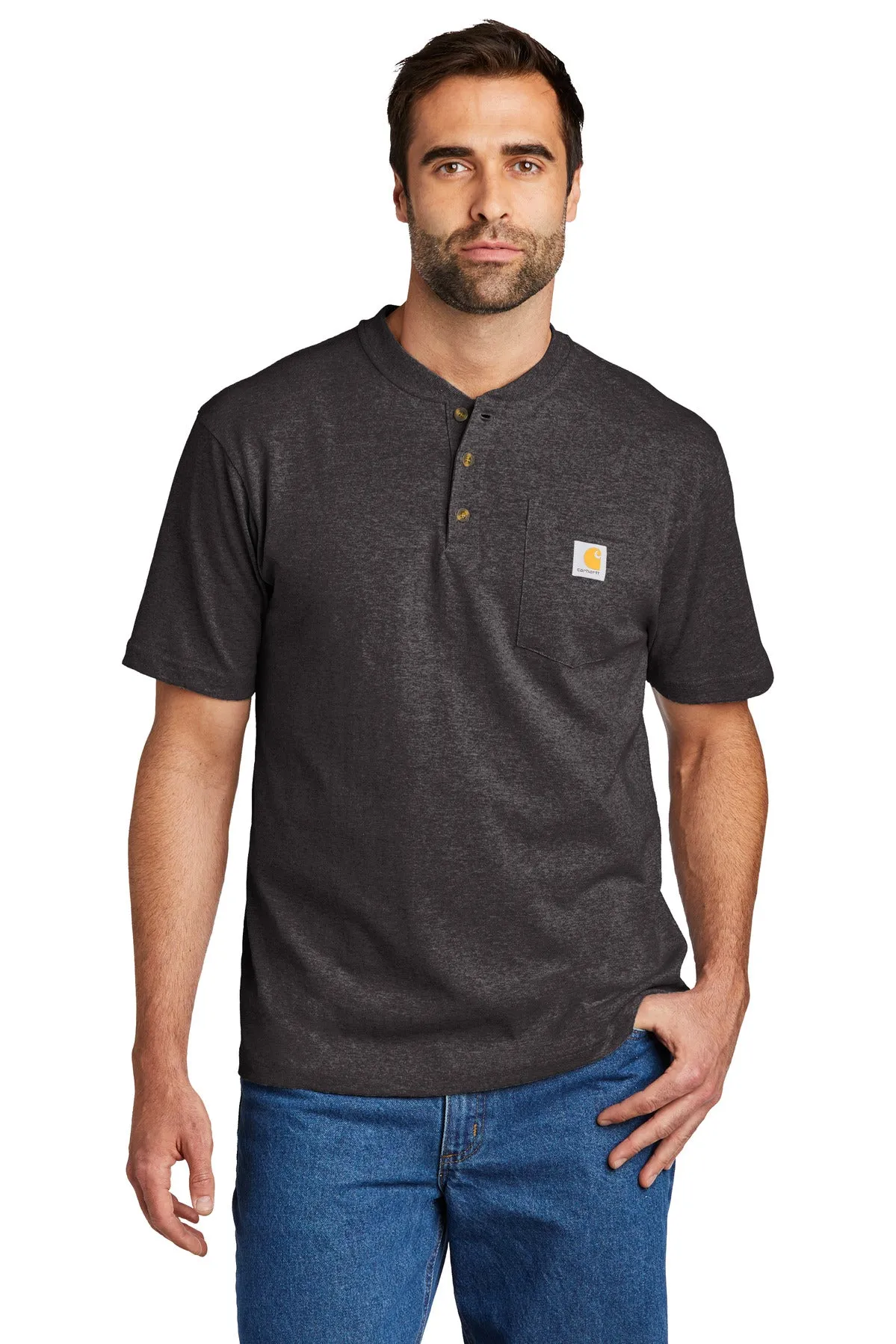 Team Elmer's Carhartt Short Sleeve Henley T-Shirt