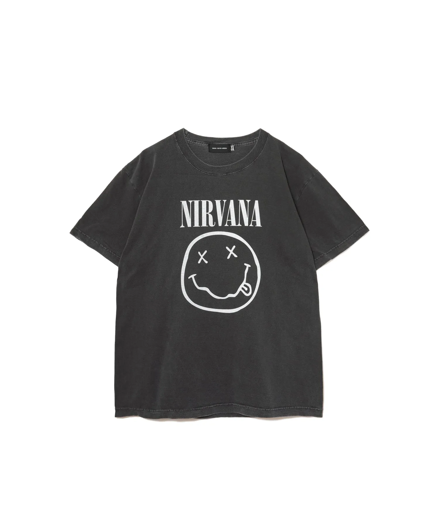 【WOMEN】GOOD ROCK SPEED / NIRVANA Smiley Tee