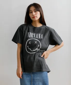 【WOMEN】GOOD ROCK SPEED / NIRVANA Smiley Tee