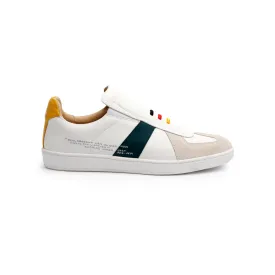 Women's Smooth Multicolored Leather Low Tops 91591-043